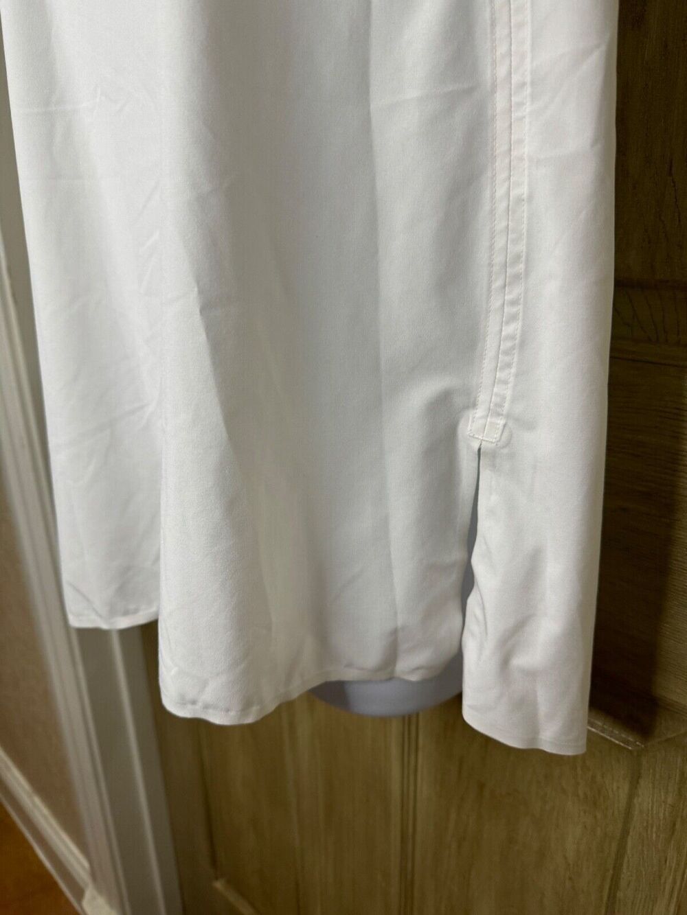 Athleta Zephyr Tank Top Womens Medium White Featherweight Stretch Gym - Picture 4 of 6